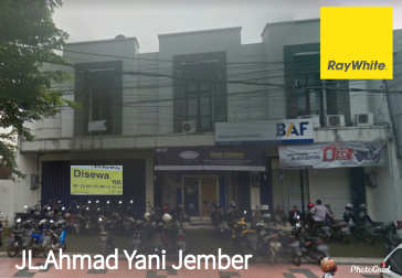 DISEWAKAN RUKO JL. AHMAD YANI JEMBER